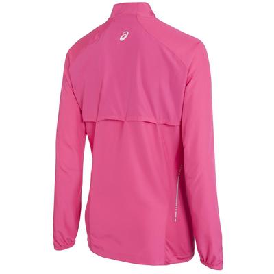 Asics Womens Woven Running Jacket - Magenta - main image