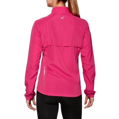 Asics Womens Woven Running Jacket - Ultra Pink - main image