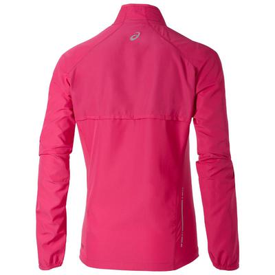 Asics Womens Woven Running Jacket - Ultra Pink - main image