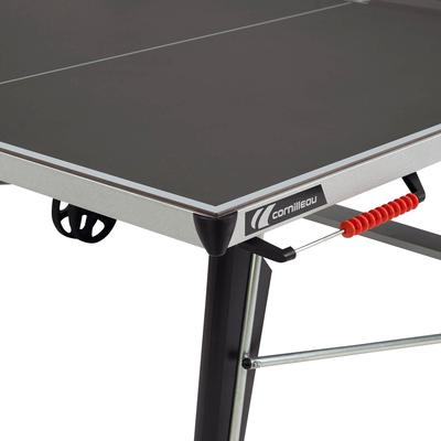 Cornilleau Performance 500X Rollaway Outdoor Table Tennis Table (6mm) - Black - main image