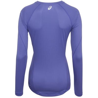 Asics Womens Long Sleeve Running Crew - Violet Purple - main image