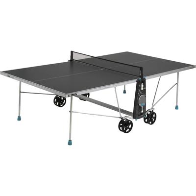 Cornilleau Sport 100X Rollaway Outdoor Table Tennis Table (4mm) - Grey - main image