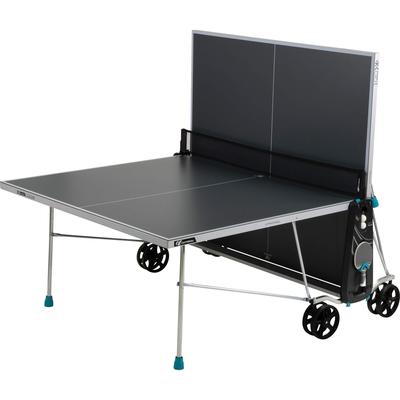 Cornilleau Sport 100X Rollaway Outdoor Table Tennis Table (4mm) - Grey