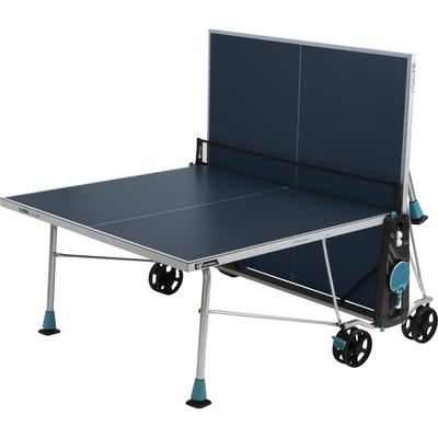 Cornilleau Sport 200X 5mm Rollaway Outdoor Table Tennis Table - Blue
