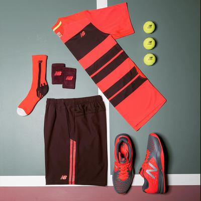 New Balance Mens 996v2 Tennis Shoes - Red/Grey (D) - main image