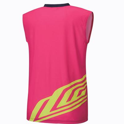 Yonex Mens Game Sleeveless Shirt - Dark Pink (12105EX) - main image