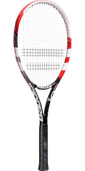 Babolat Pulsion 102 Red Tennis Racket - Black/Red - main image