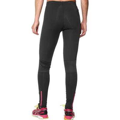 Asics Womens Stripe Tights - Black/Ultra-Pink - main image