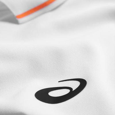 Asics Mens Club Short Sleeve Tennis Polo - Real White - main image