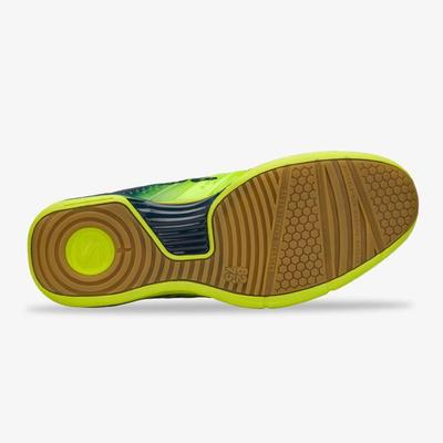 Salming Mens Viper 5 Indoor Court Shoes - Fluo Green/Navy