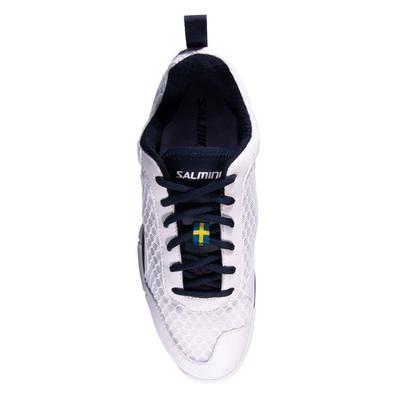 Salming Mens Viper SL Indoor Court Shoes - White/Navy
