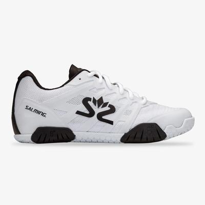 Salming Womens Hawk 2 Indoor Court Shoes - White/Black