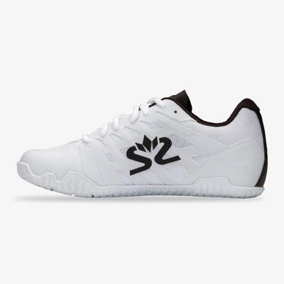Salming Womens Hawk 2 Indoor Court Shoes - White/Black