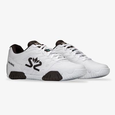 Salming Womens Hawk 2 Indoor Court Shoes - White/Black - main image