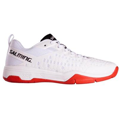 Salming Womens Eagle Indoor Court Shoes - White/Red