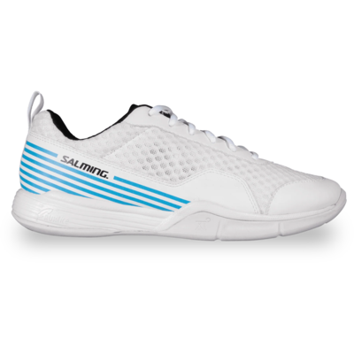 Salming Mens Viper SL Indoor Court Shoes - White/Blue - main image