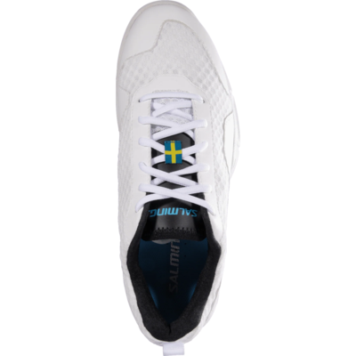 Salming Mens Viper SL Indoor Court Shoes - White/Blue - main image