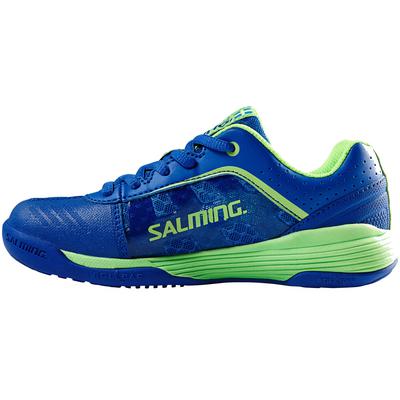 Salming Kids Viper 3.0 Indoor Junior Court Shoes - Royal Blue/Gecko Green - main image