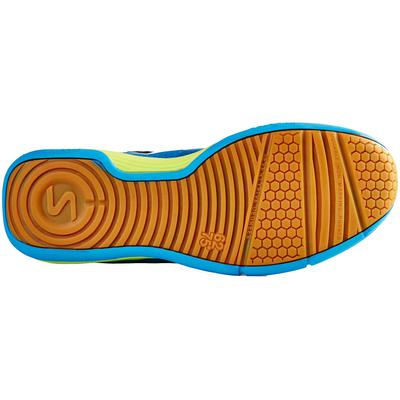 Salming Mens Adder Indoor Court Shoes - Cyan/Yellow