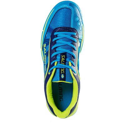 Salming Mens Adder Indoor Court Shoes - Cyan/Yellow - main image
