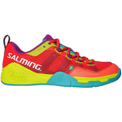 Salming Womens Kobra Indoor Court Shoes - Pink/Turquoise