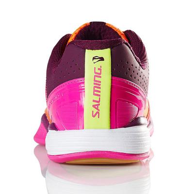 Salming Womens Viper 4 Indoor Court Shoes - Purple/Orange