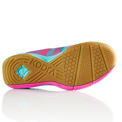 Salming Womens Kobra Indoor Court Shoes - Turquoise/Pink - main image
