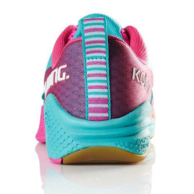 Salming Womens Kobra Indoor Court Shoes - Turquoise/Pink