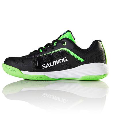 Salming Kids Adder Indoor Court Shoes - Black/Green - main image