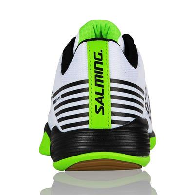 Salming Mens Viper 5 Indoor Court Shoes - White/Black/Green - main image