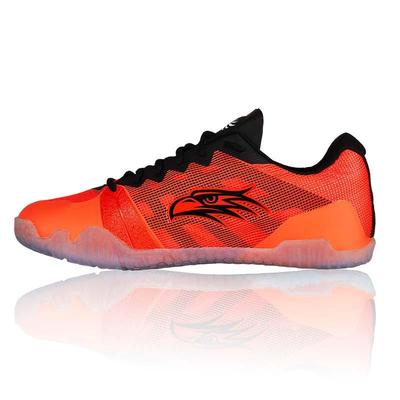 Salming Mens Hawk Indoor Court Shoes - Black/Lava Red - main image