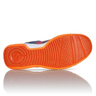 Salming Mens Falco Indoor Court Shoes - Blue/Orange - main image