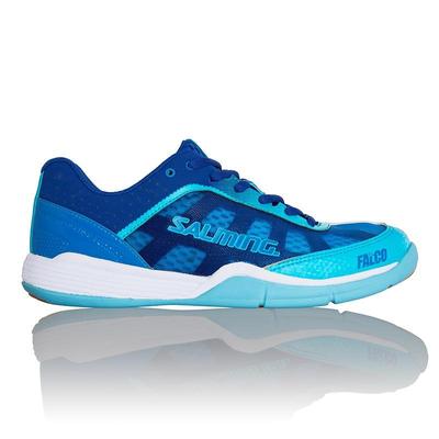 Salming Womens Falco Indoor Court Shoes - Blue - main image