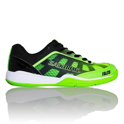 Salming Kids Falco Indoor Court Shoes - Green/Black - main image