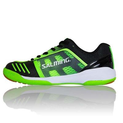 Salming Kids Falco Indoor Court Shoes - Green/Black - main image