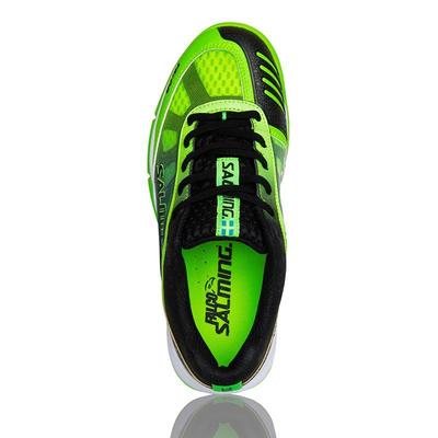 Salming Kids Falco Indoor Court Shoes - Green/Black - main image