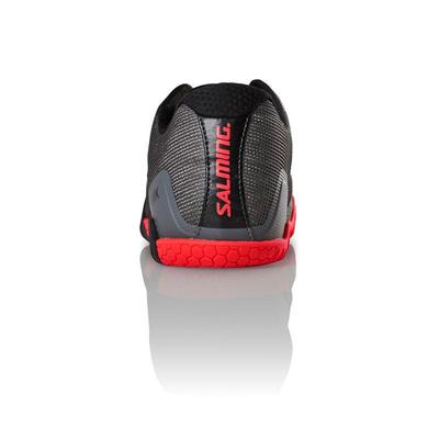 Salming Mens Hawk Indoor Court Shoes - Gun Metal/Lava Red - main image