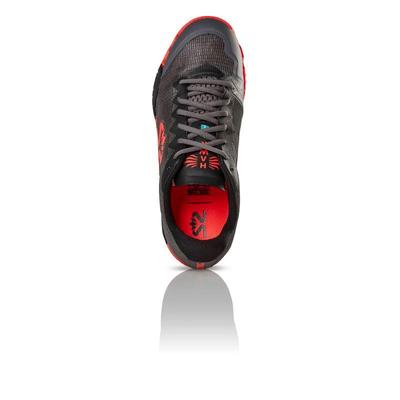 Salming Mens Hawk Indoor Court Shoes - Gun Metal/Lava Red - main image