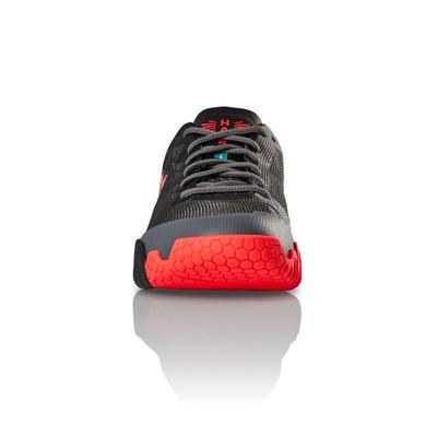 Salming Mens Hawk Indoor Court Shoes - Gun Metal/Lava Red - main image