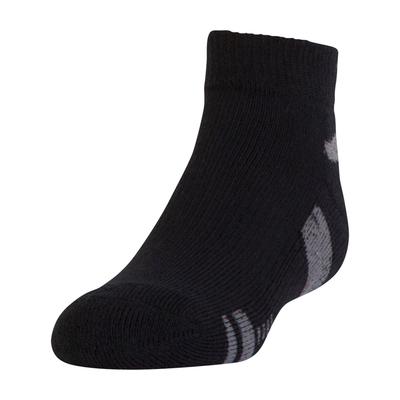 Under Armour Boys HeatGear Lo Cut Socks (3 Pairs) - Black