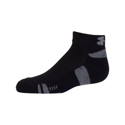 Under Armour Boys HeatGear Lo Cut Socks (3 Pairs) - Black - main image
