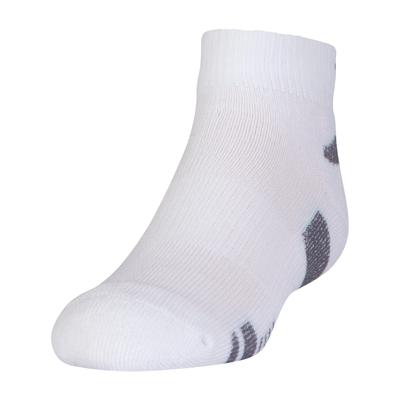 Under Armour Boys HeatGear Lo Cut Socks (3 Pairs) - White (Size K9-J2.5) - main image