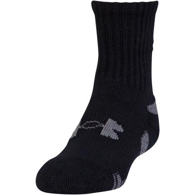 Under Armour Mens HeatGear Crew Socks (3 Pairs) - Black - main image