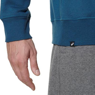 Asics Mens Graphic Hoodie - Mosaic Blue Heather - main image