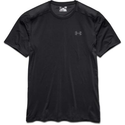 Under Armour Mens Raid Short Sleeve Tee Black Graphite Tennisnuts