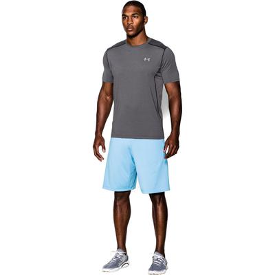 Under Armour Mens Raid Short Sleeve Tee - Carbon Heather - main image