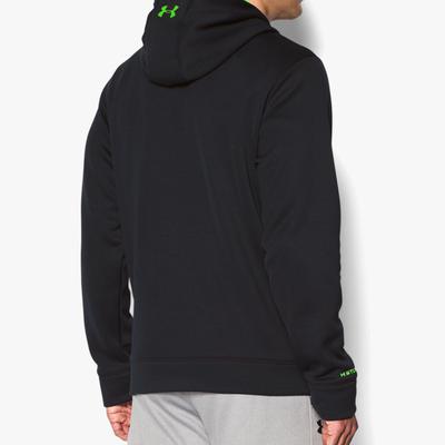 Under Armour Mens Storm Fleece Hoodie - Black/Green - main image