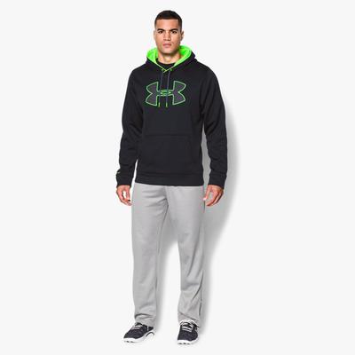 Under Armour Mens Storm Fleece Hoodie - Black/Green - main image