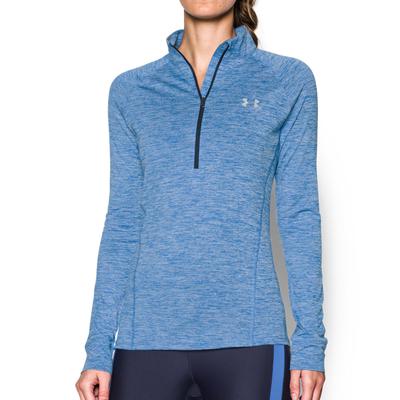 Under Armour Womens Tech 1/2 Zip Top - Mediterranean Blue - main image