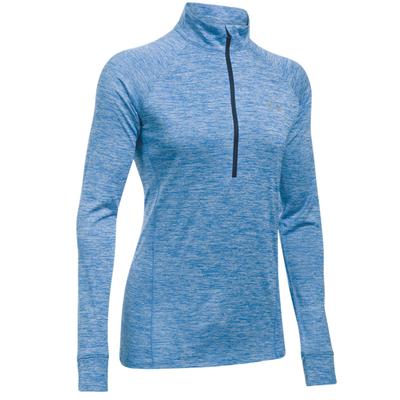 Under Armour Womens Tech 1/2 Zip Top - Mediterranean Blue - main image